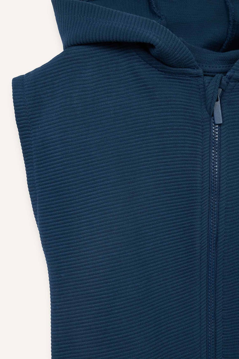 DeFacto Blue BabyBoy Baby Boy Regular Fit Vest Casual - Image 2